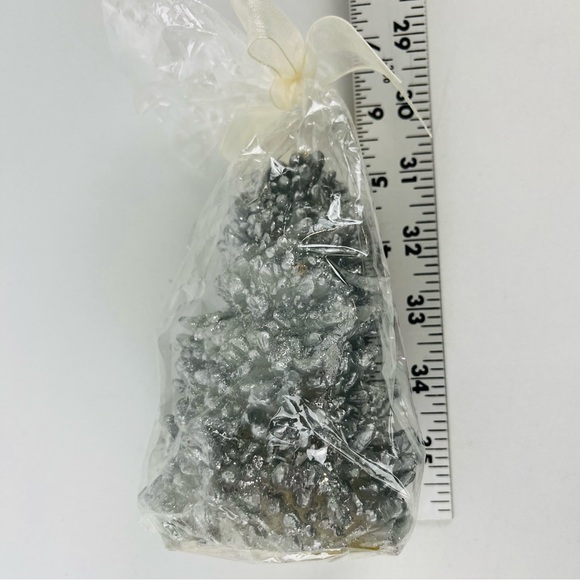 NEW Living Quarters Christmas Tree Candles - Silver Bling - Set of 3 - Picture 6 of 8